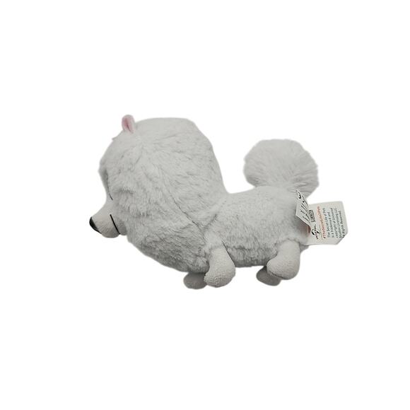 Frozen's Olaf & Gidget White Dog Plush Bag Clip Backpack Plush Clip Toy 5" - Picture 5 of 6